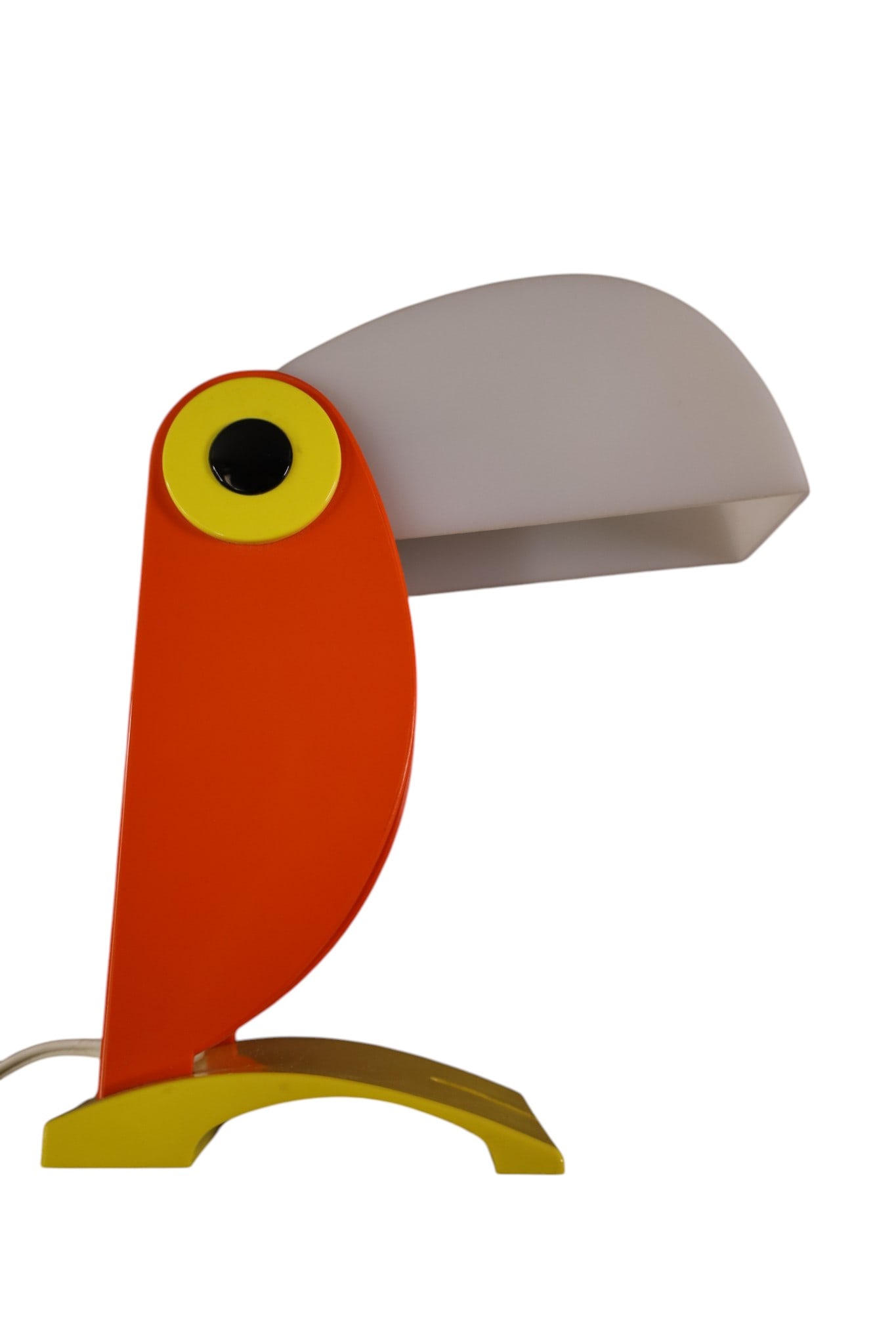 OLD TIMER FERRARI TOUCAN LAMP: VINTAGE OLD TIMER FERRARI TOUCAN LAMP, 8" H.
