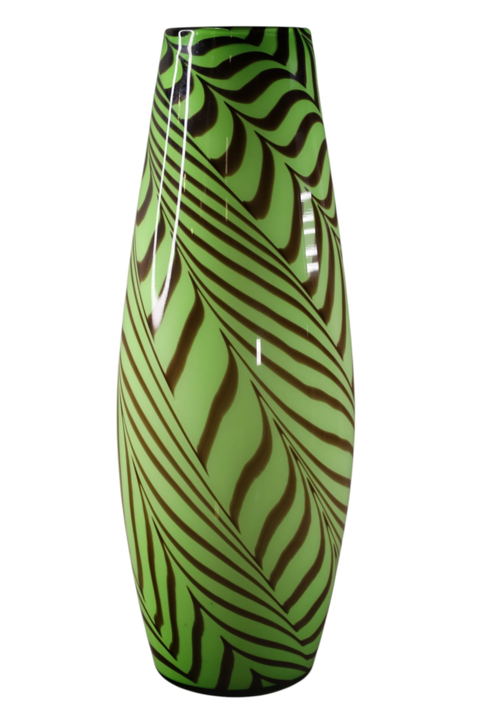 LARGE ART GLASS VASE (1 of 2)