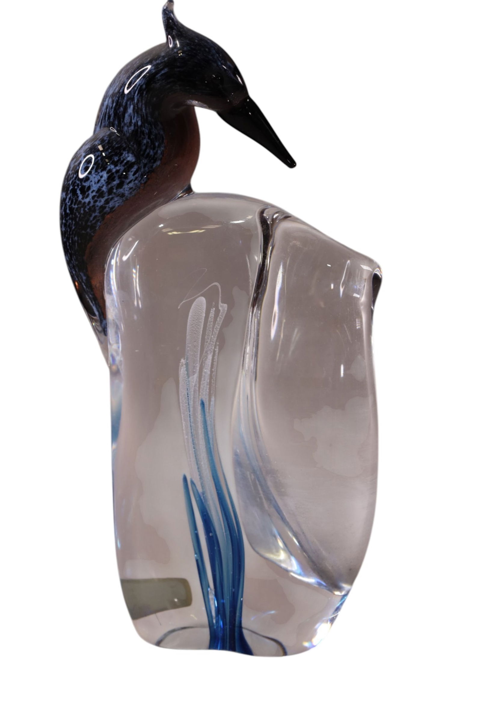CRYSTAL BIRD VASE - 2