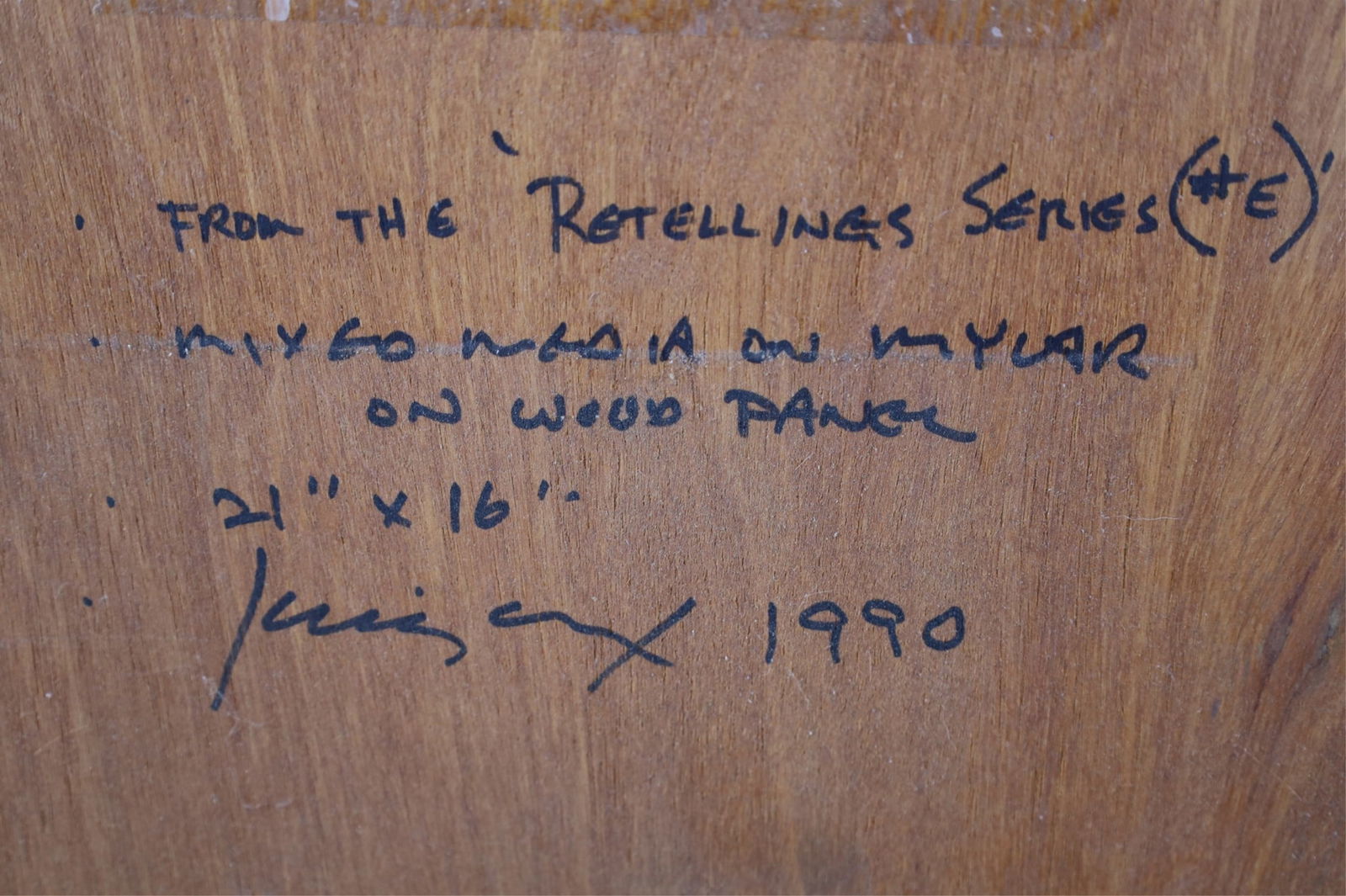 KRIS COX MIXED MEDIA ON PANEL - 3