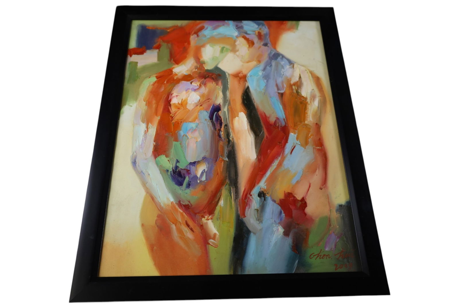 3 EROTIC PAINTINGS - 2