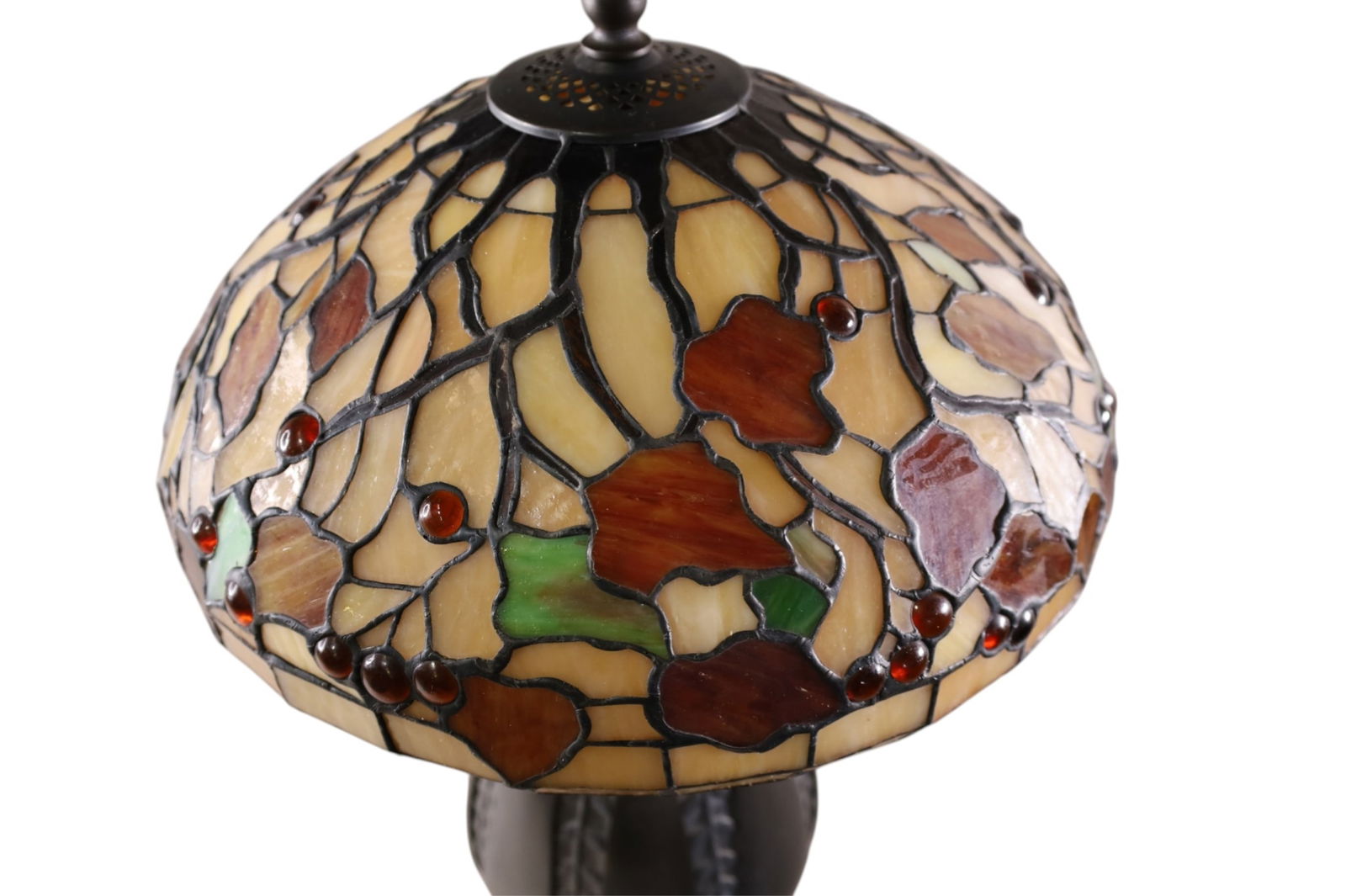 LEADED GLASS TABLE LAMP - 2