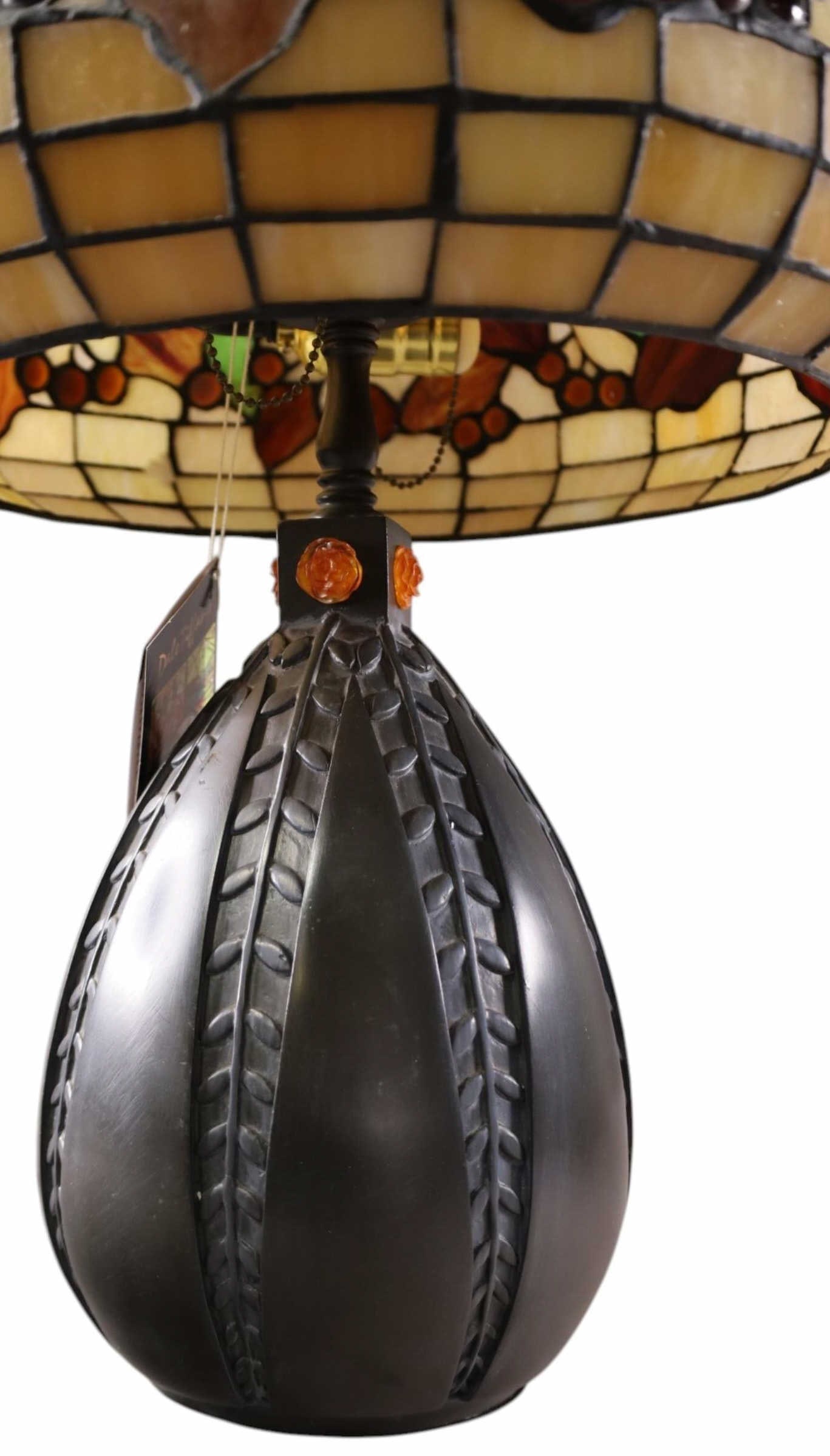 LEADED GLASS TABLE LAMP - 3
