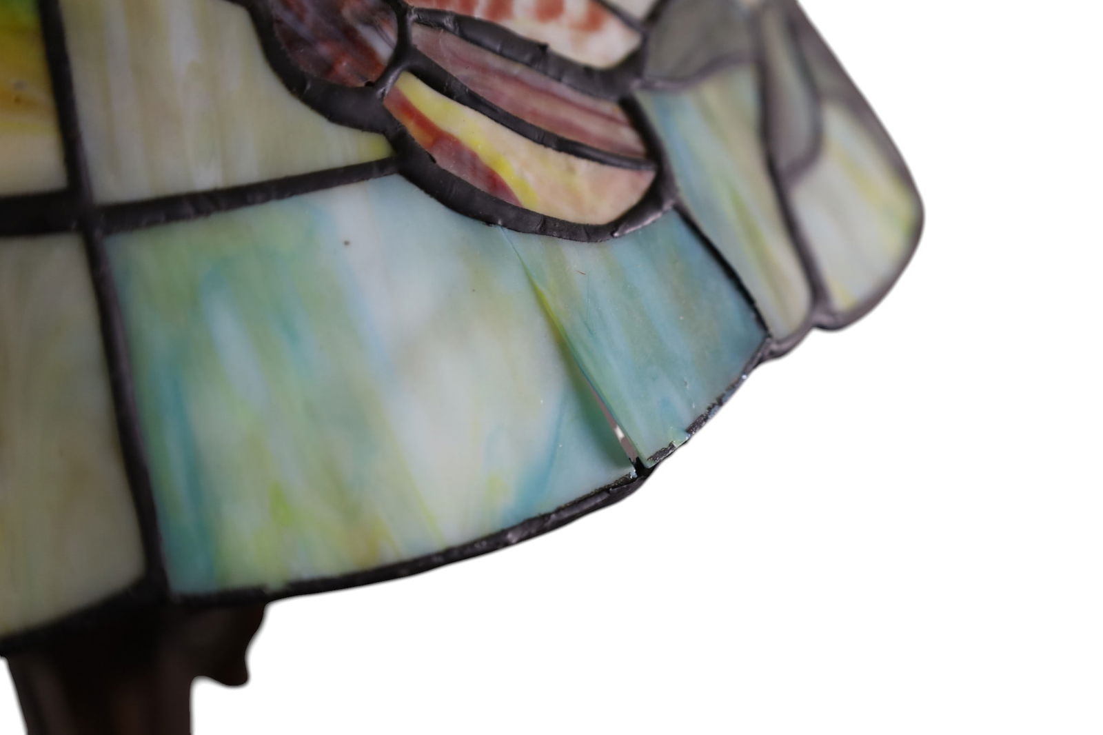 LEADED GLASS TABLE LAMP - 3