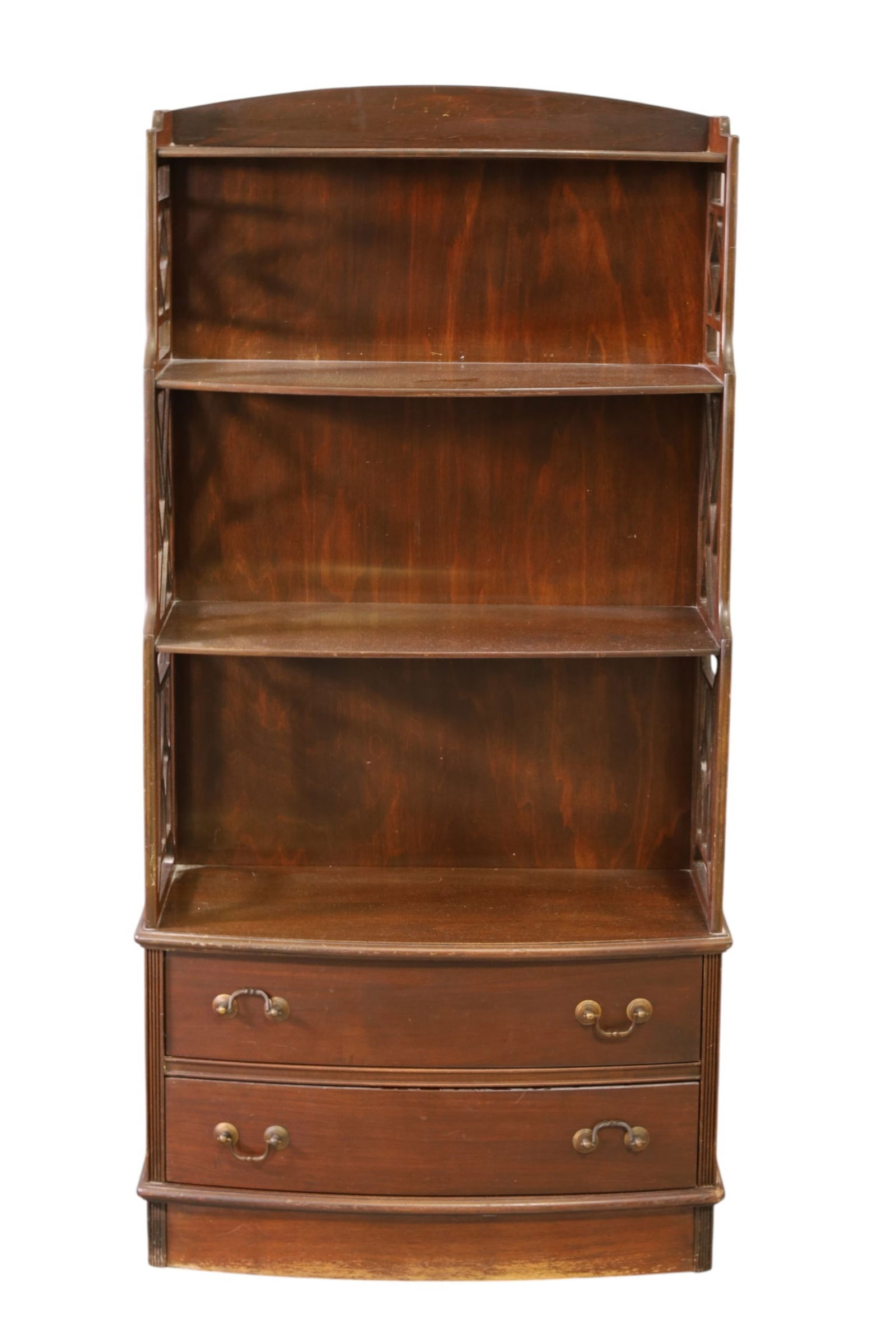 1940'S MAHOGANY BOOKSHELF (1 of 2)