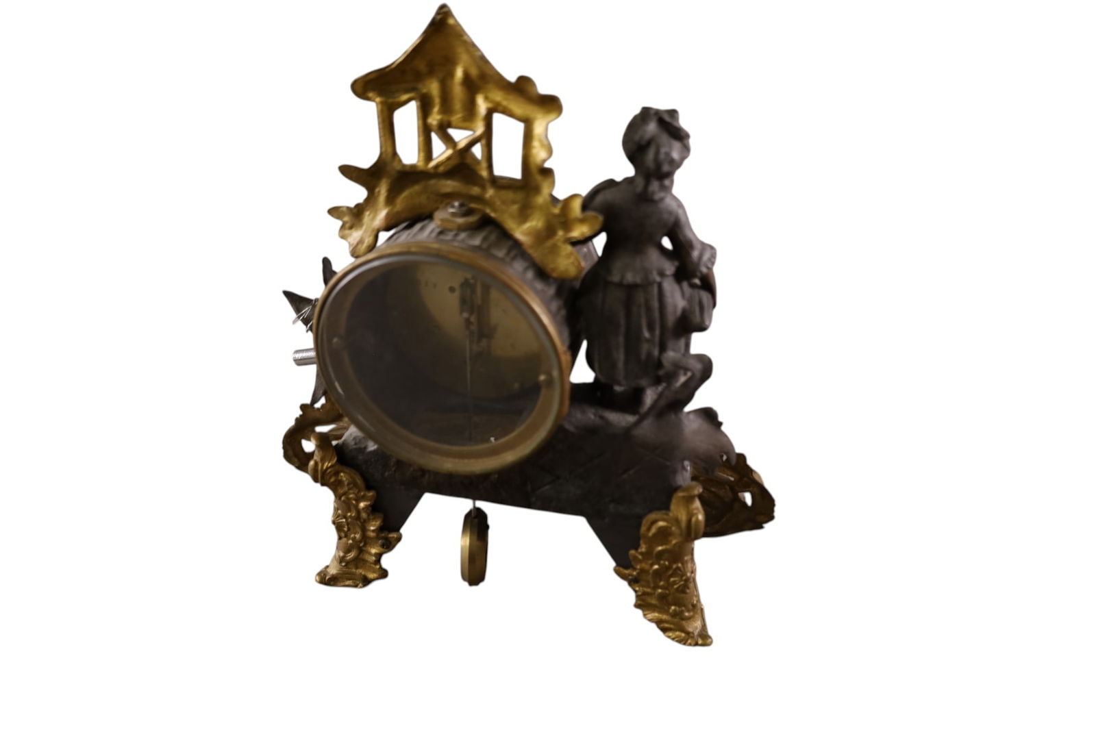 FIGURAL SHELF CLOCK - 2