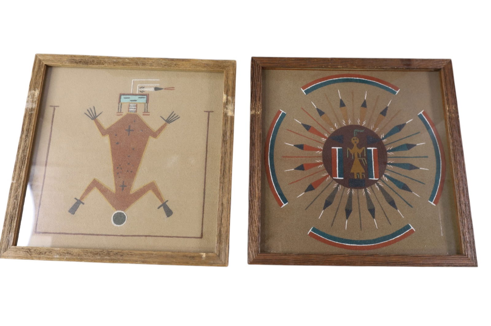 4 SAND PAINTINGS - 3