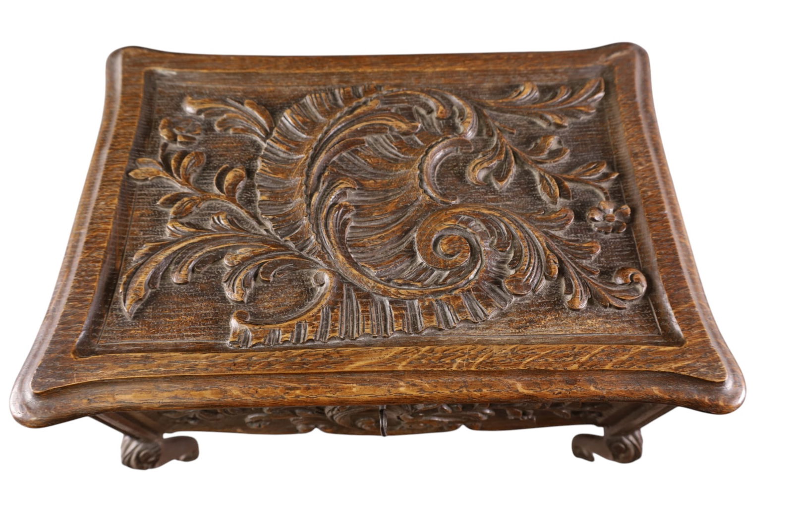 OAK TABLE TOP CHEST - 2