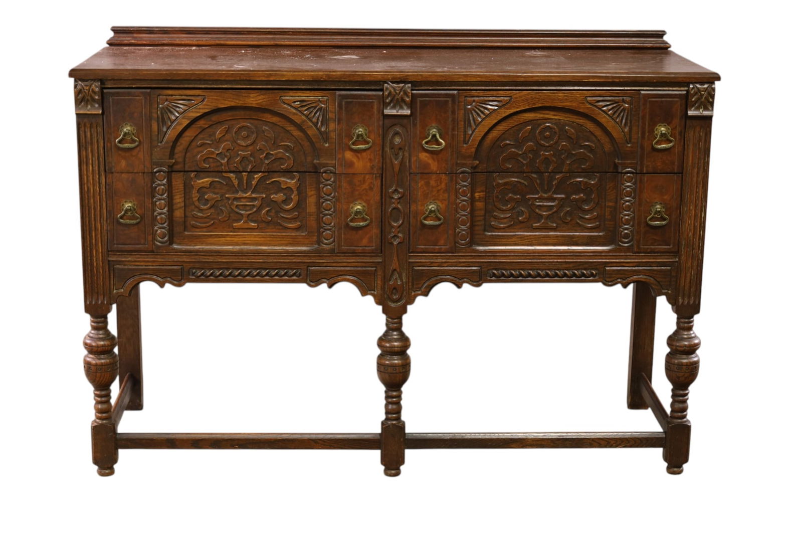 1920'S SPANISH STYLE OAK BUFFET (1 of 2)