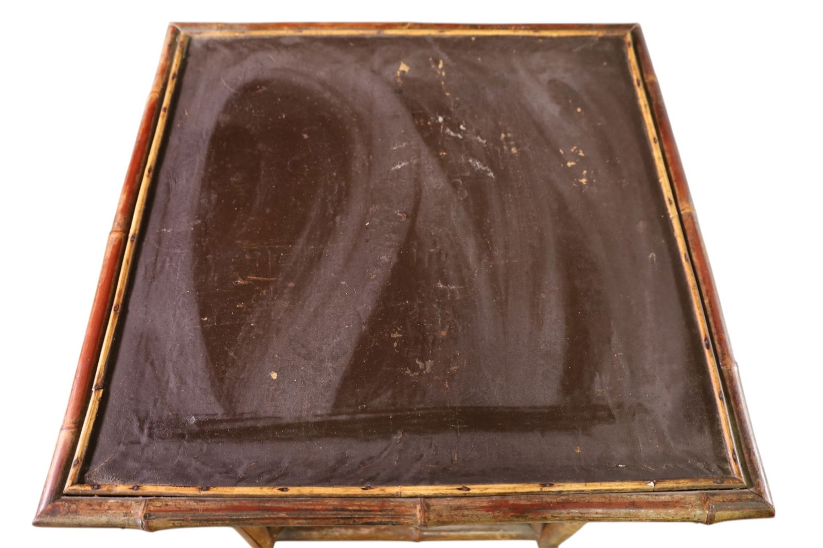 VICTORIAN BAMBOO LAMP TABLE - 2