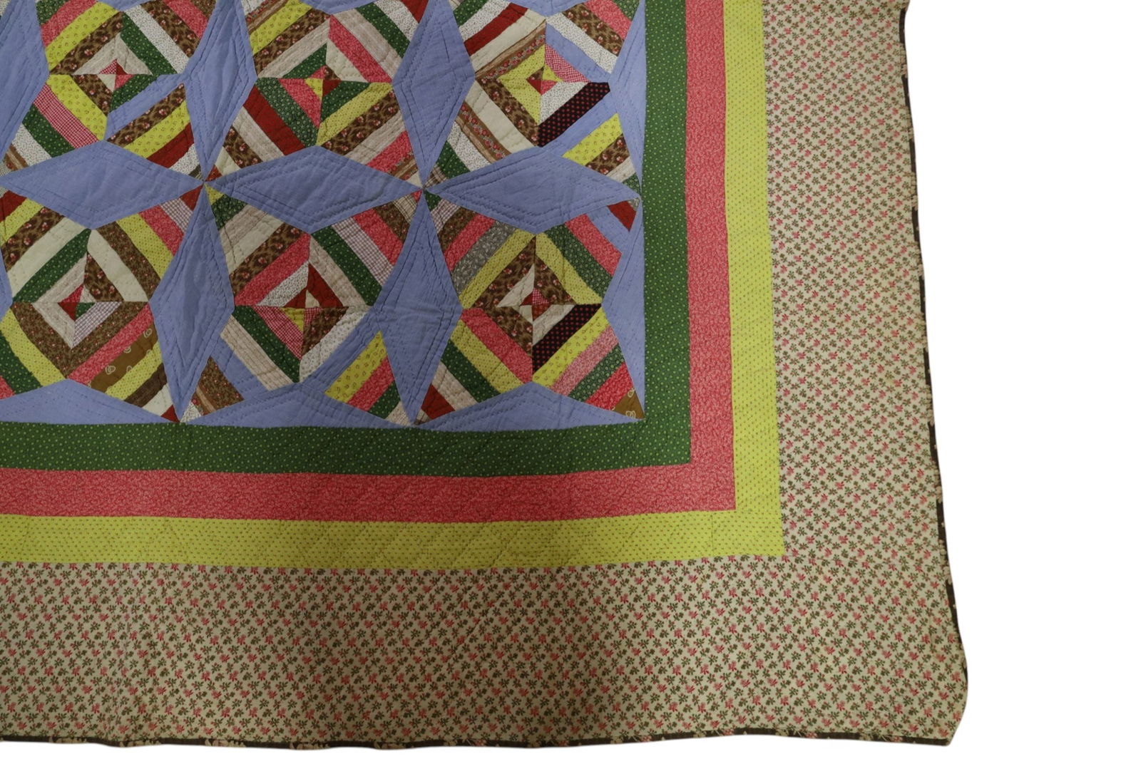 ANTIQUE HANDMADE QUILT - 2