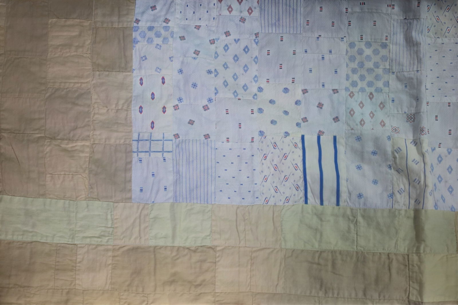 SMALL HANDMADE CRIB QUILT - 2