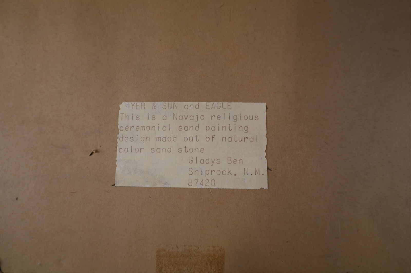 3 SAND PAINTINGS - 5