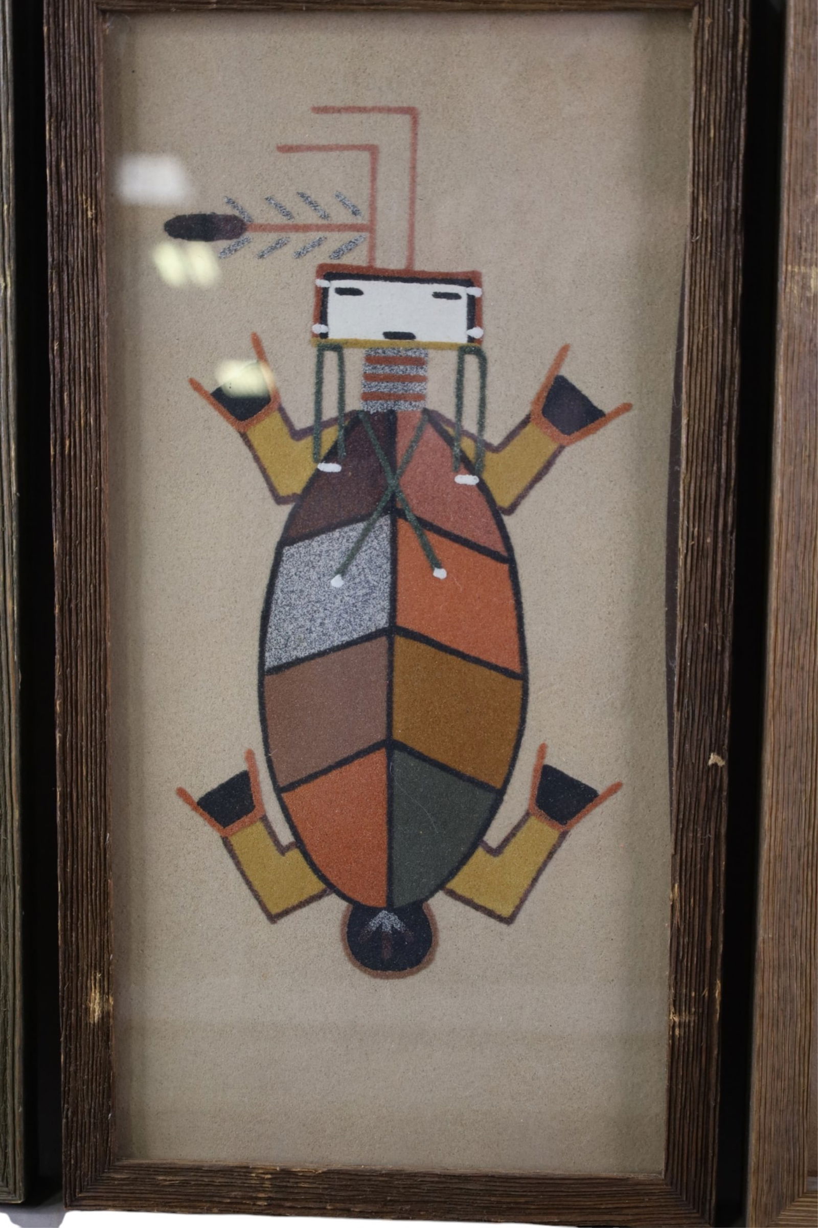 4 SAND PAINTINGS - 3