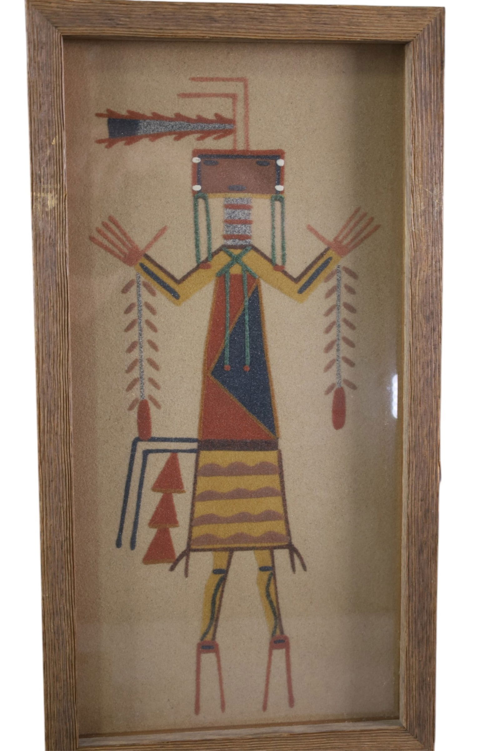 4 SAND PAINTINGS - 4