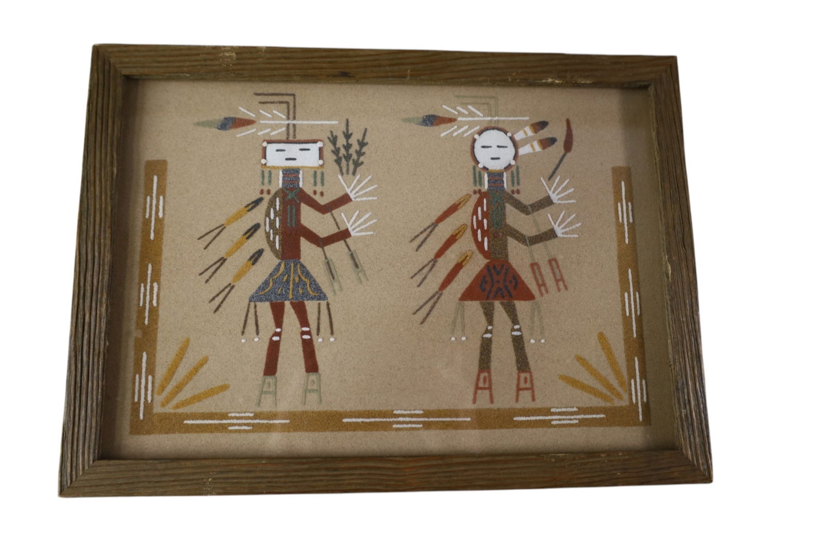 4 SAND PAINTINGS - 5