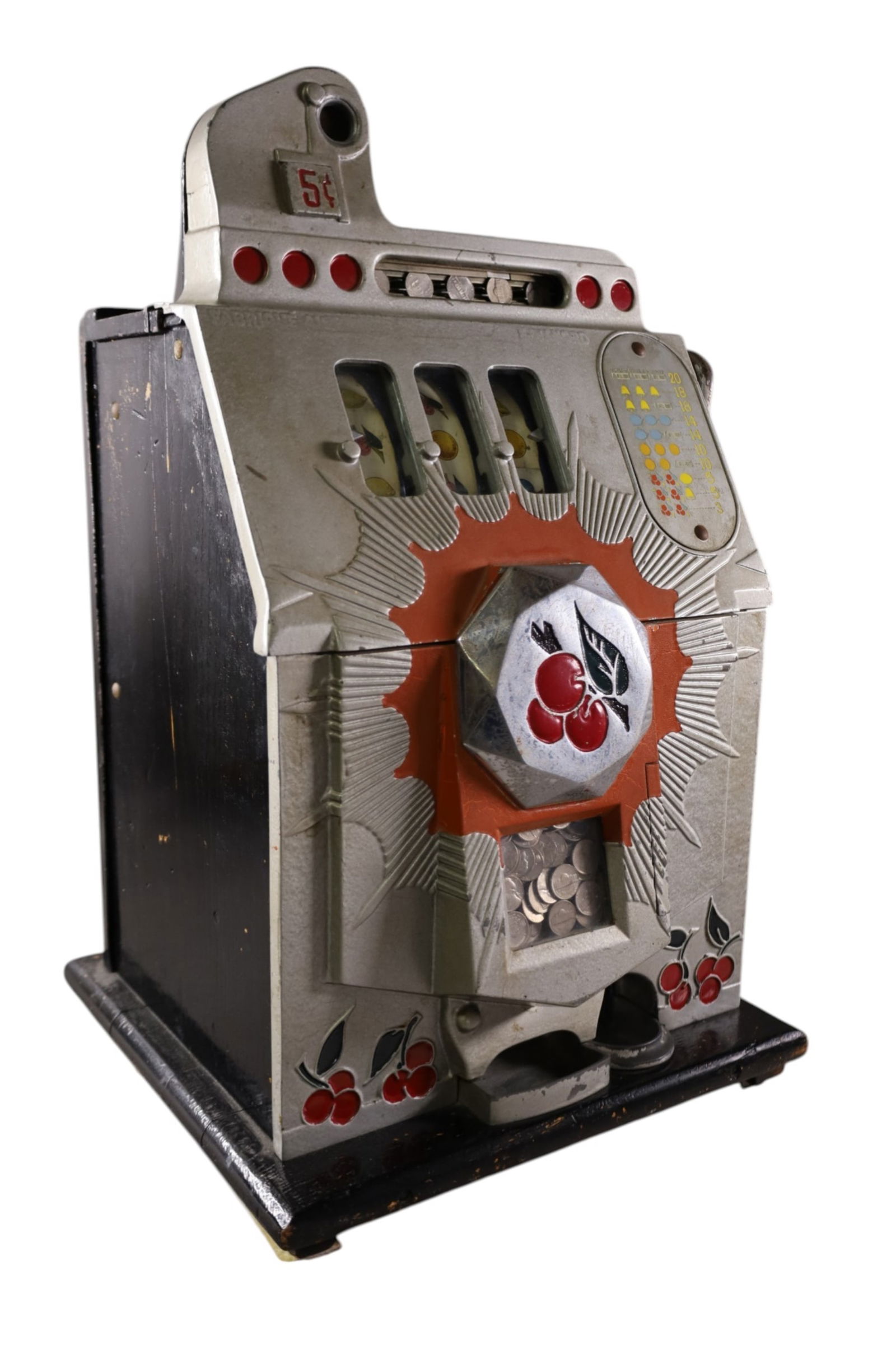 MILLS BURSTING CHERRY SLOT MACHINE (1 of 5)