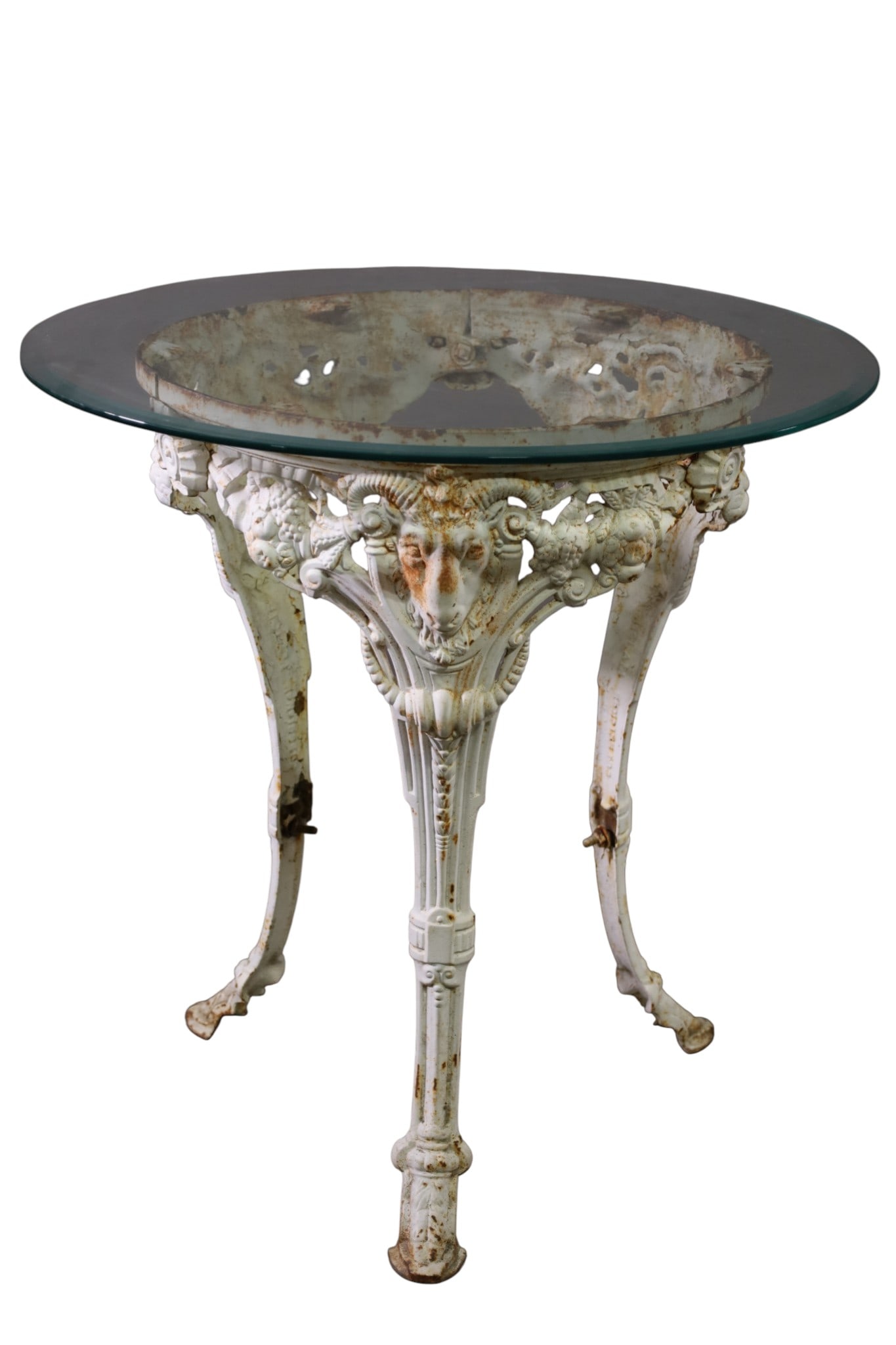 CAST IRON PUB TABLE (1 of 2)