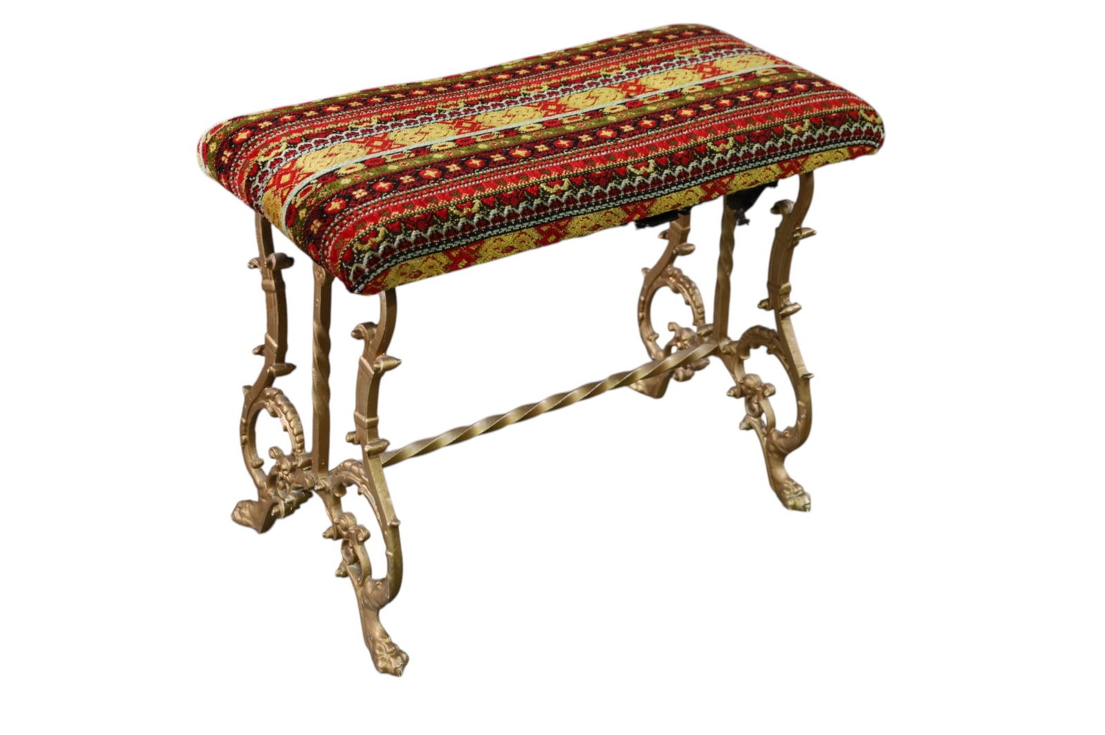 1920'S IRON BASE STOOL (1 of 2)