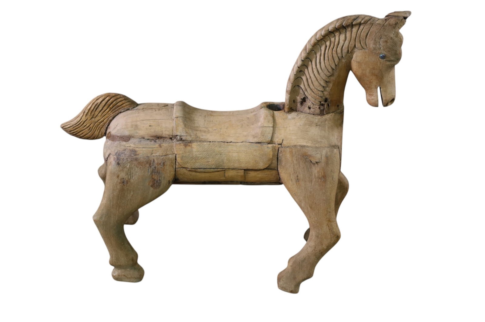 ANTIQUE WOODEN HORSE (1 of 3)