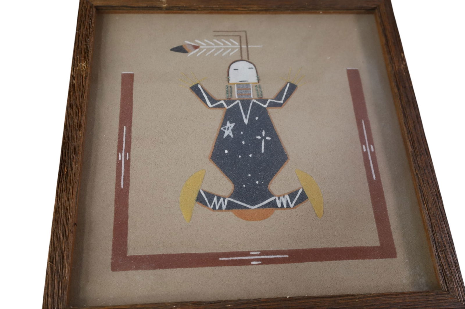 4 SAND PAINTINGS - 4