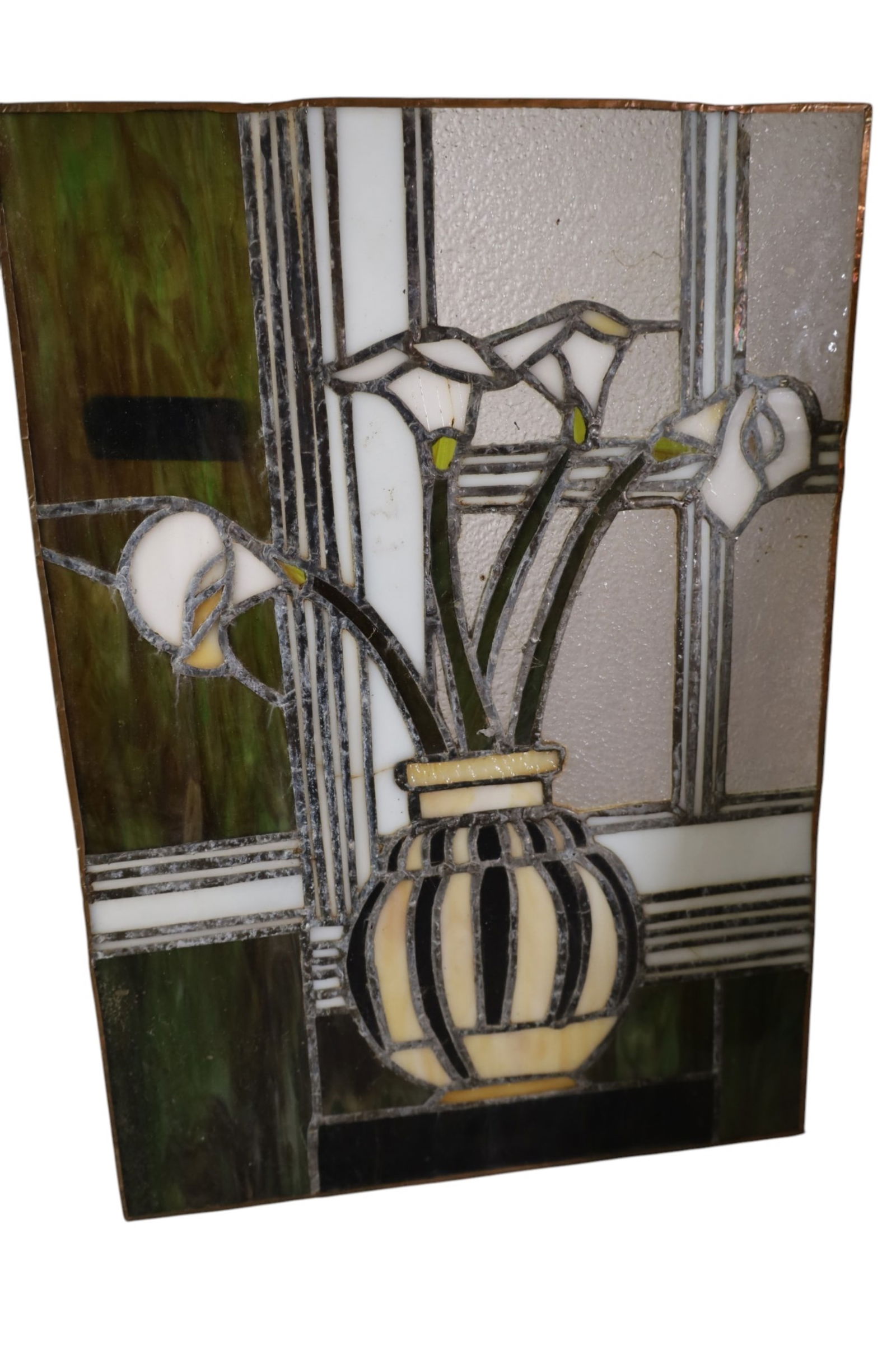 2 LEADED GLASS WINDOWS - 2