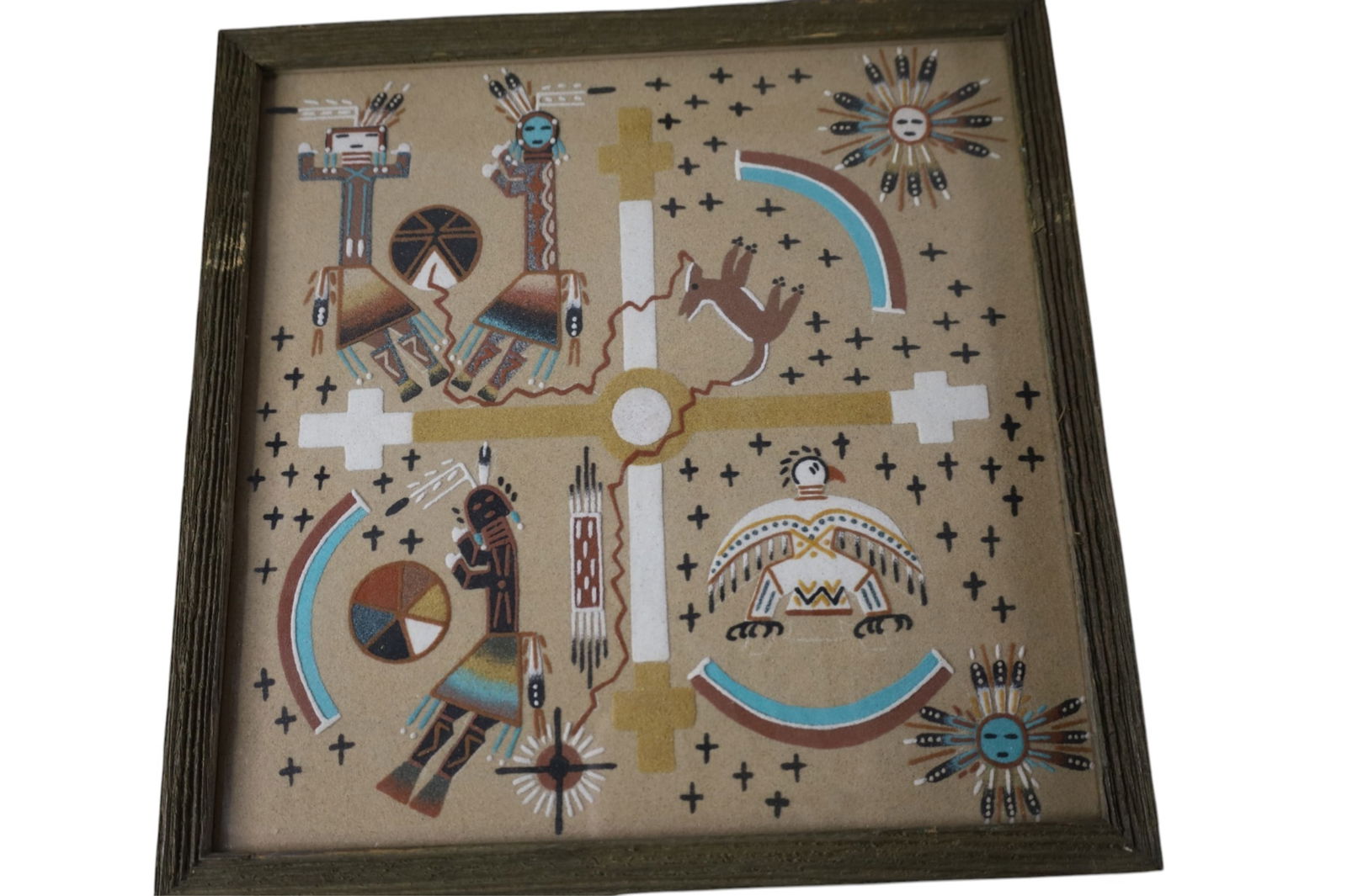 4 SAND PAINTINGS - 5