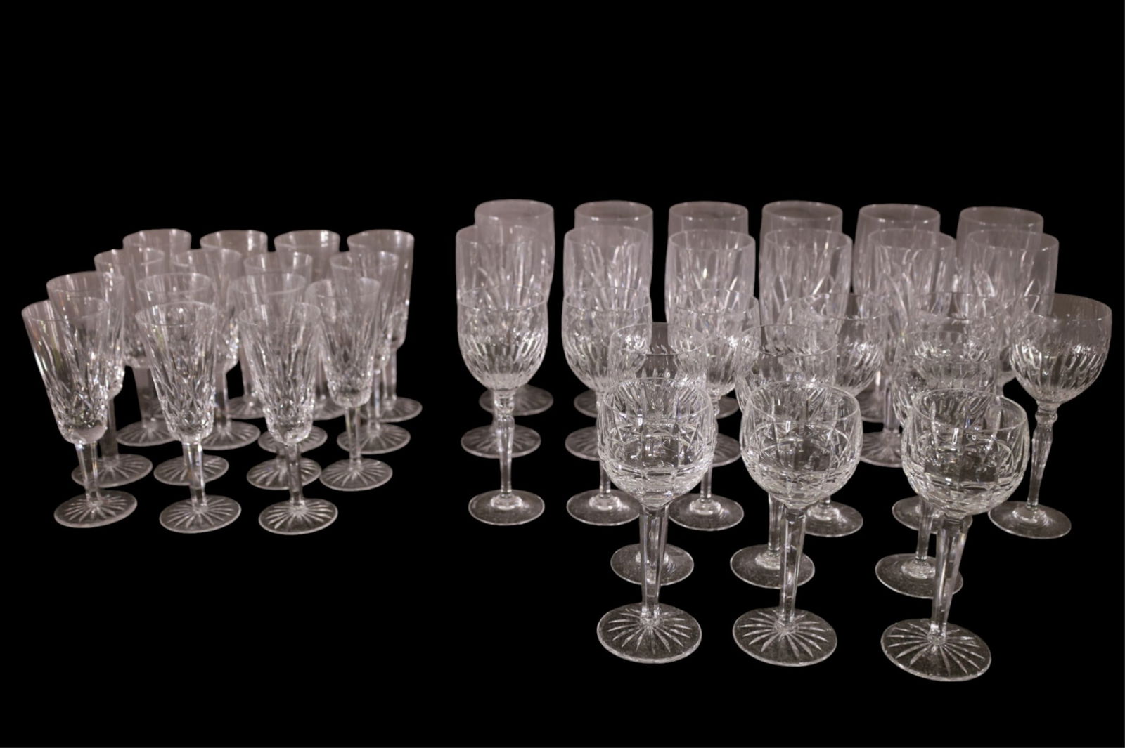 GROUPING OF WATERFORD STEMWARE (1 of 4)