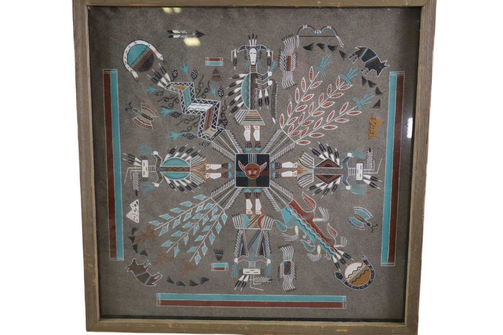 2 SAND PAINTINGS - 2