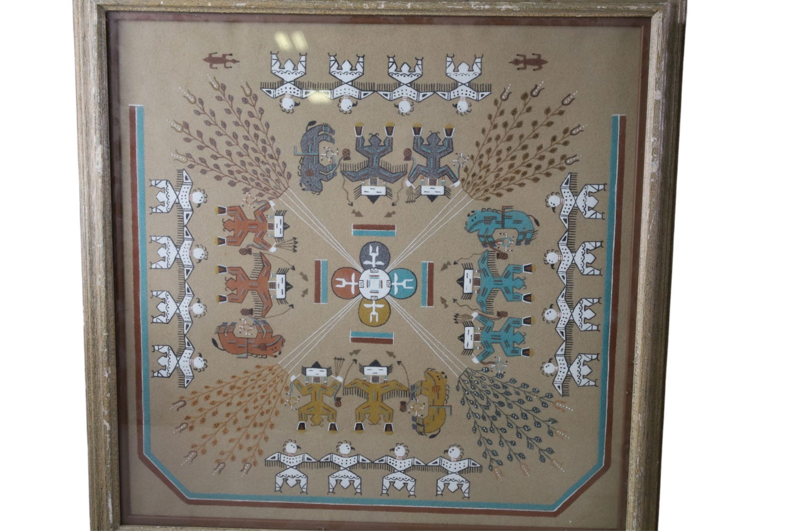 2 SAND PAINTINGS - 3