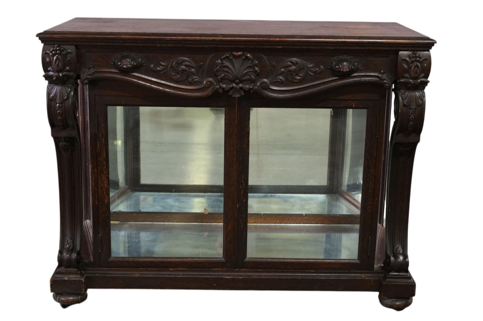 ANTIQUE OAK SERVER (1 of 3)