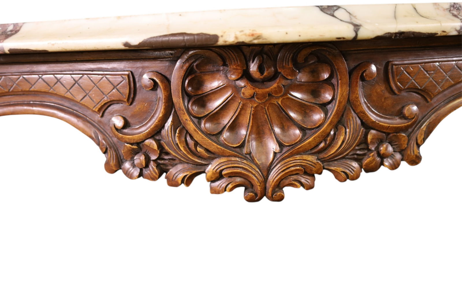 FRENCH MARBLE TOP CONSOLE - 3