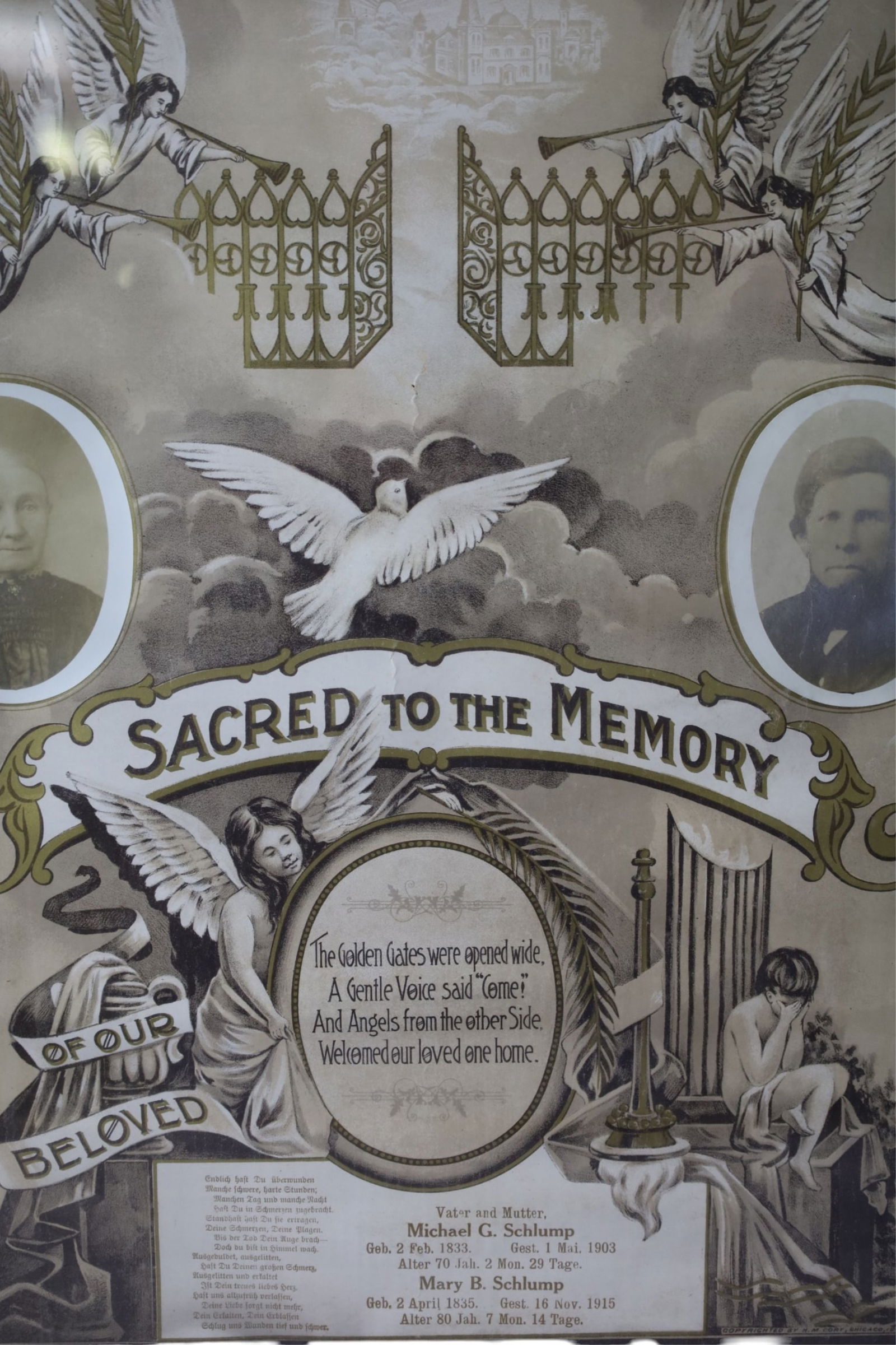 MOURNING LITHOGRAPH - 2