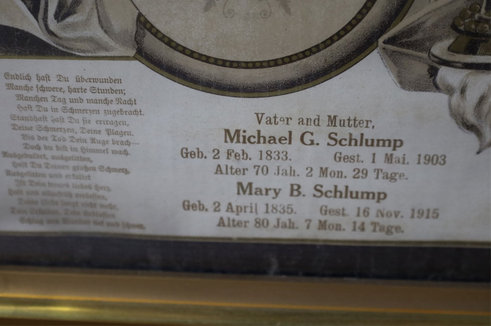 MOURNING LITHOGRAPH - 3