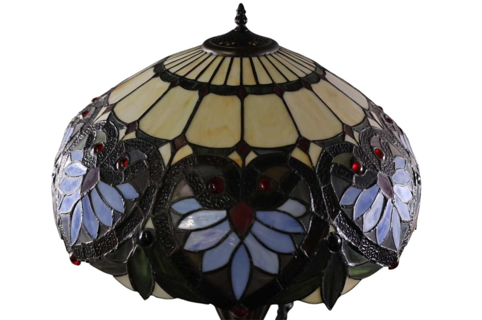 LEADED GLASS TABLE LAMP - 2
