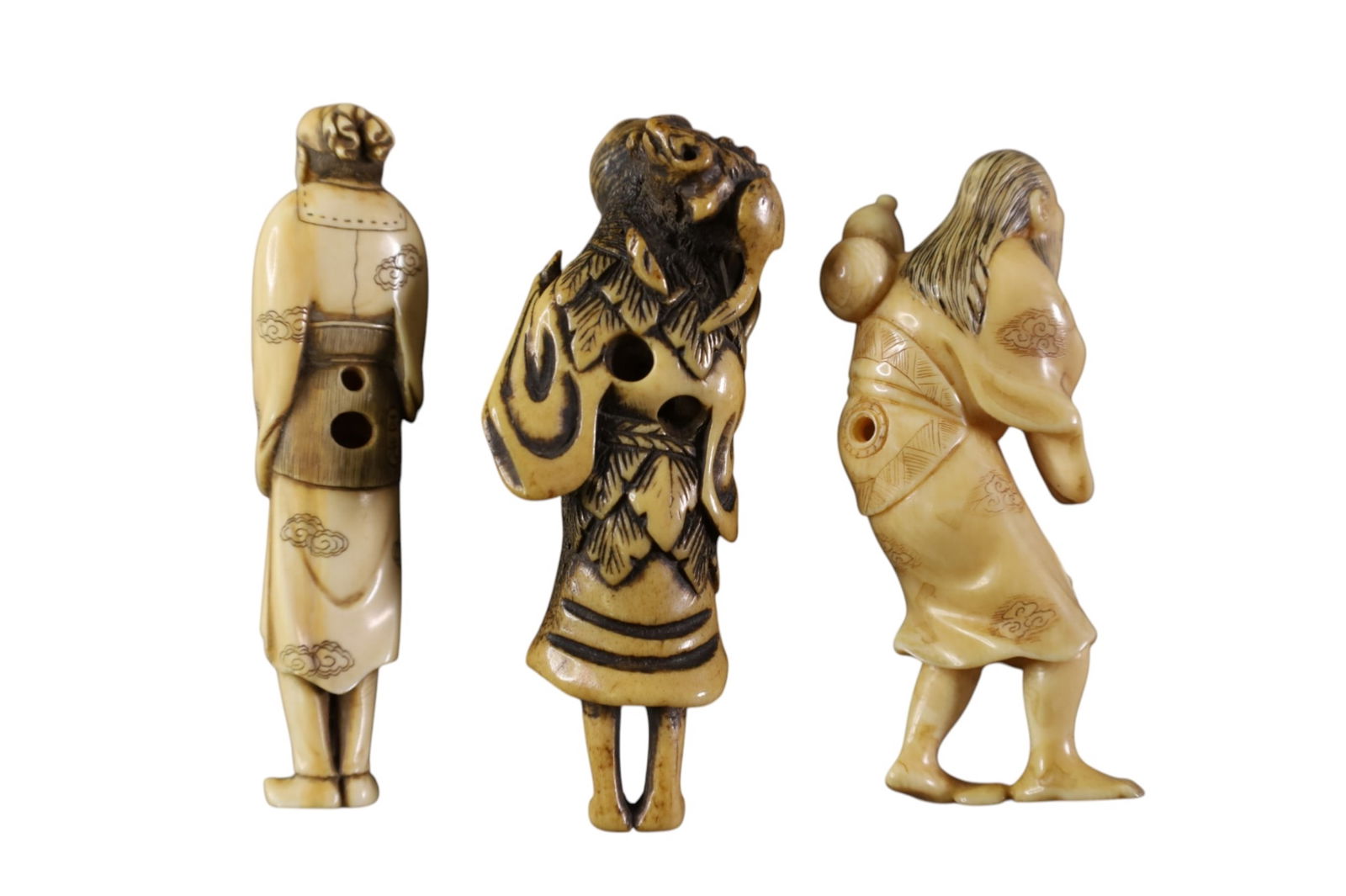 4 CHINESE NETSUKES - 3