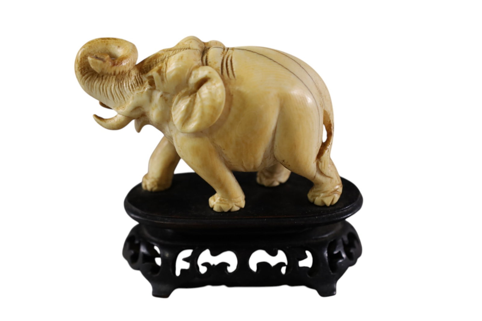 3 CARVED BONE FIGURES - 4