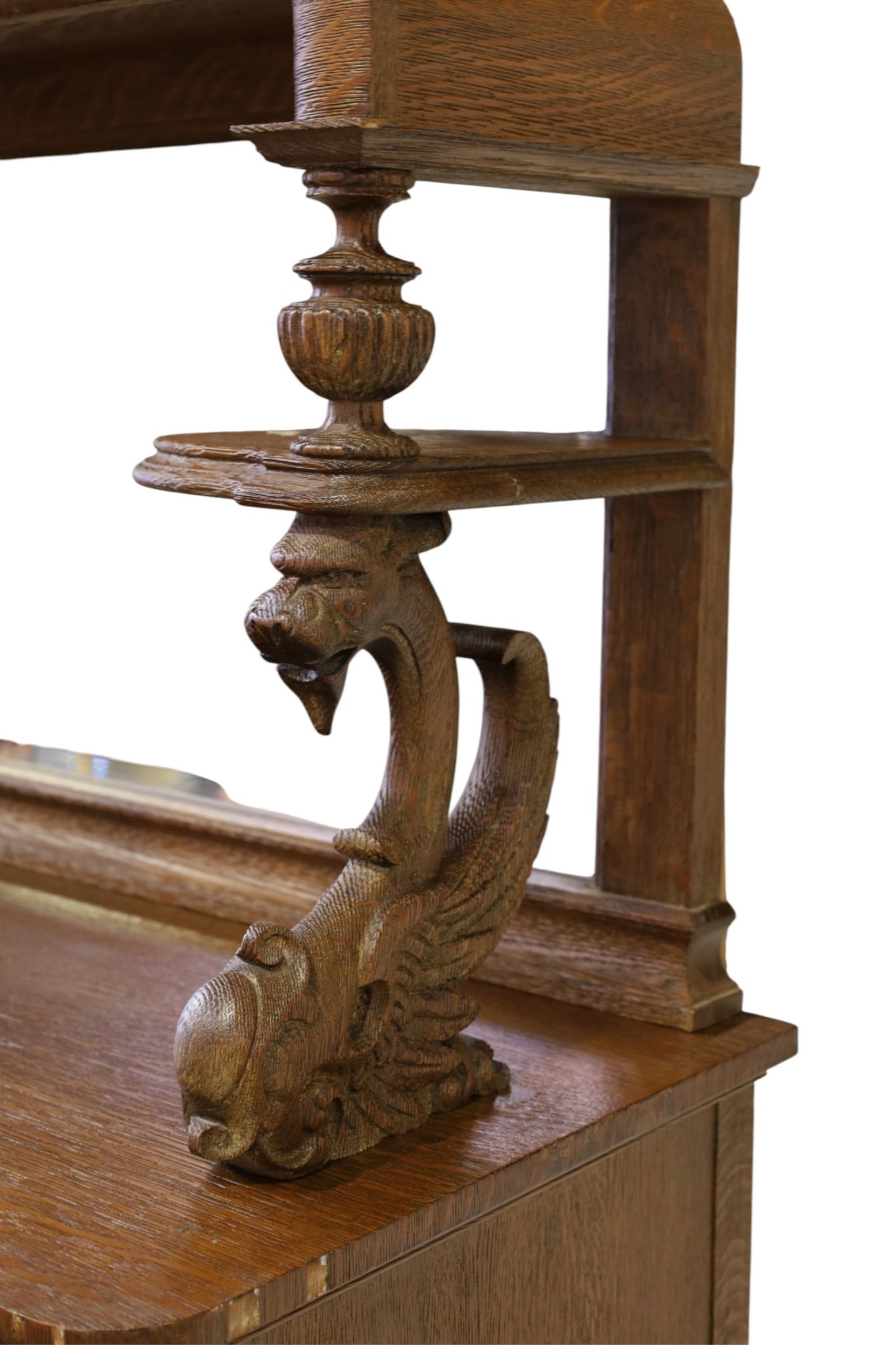 1900'S AM. OAK SIDEBOARD - 2