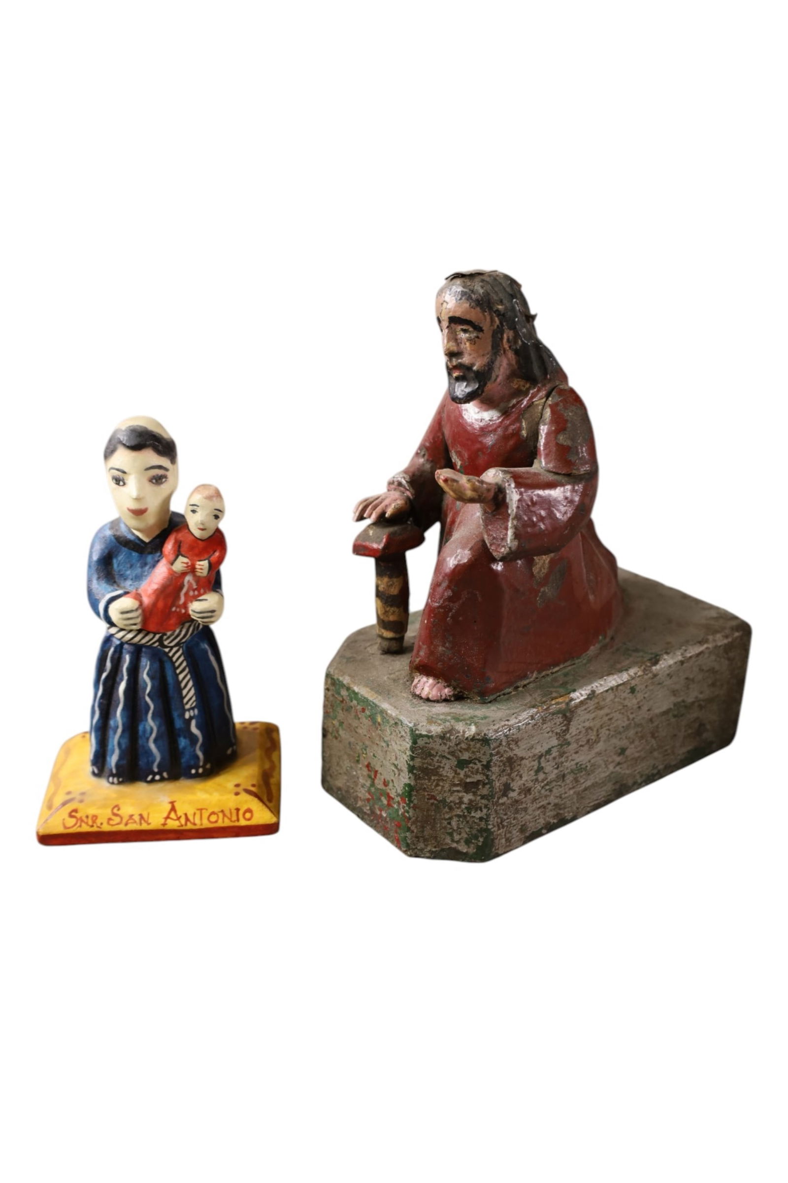 4 WOODEN FIGURES - 2