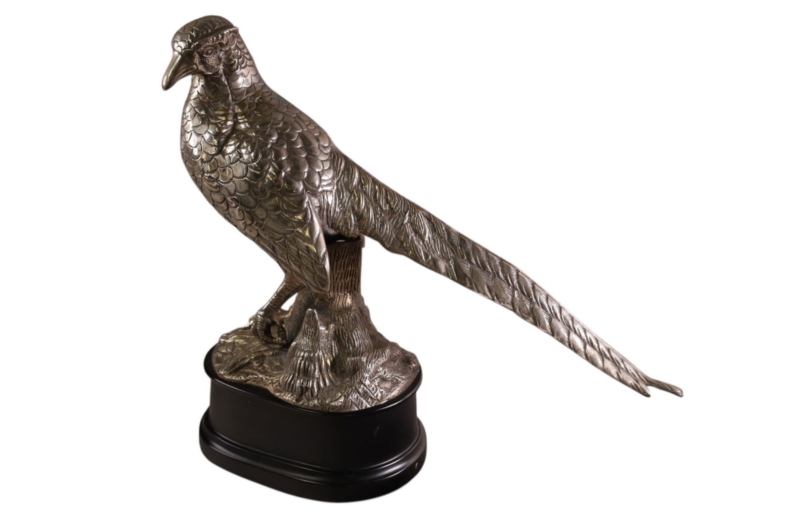 PAIR OF PHEASANT STATUES - 2