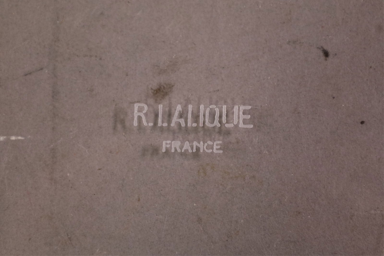 R. LALIQUE PLATTER - 3