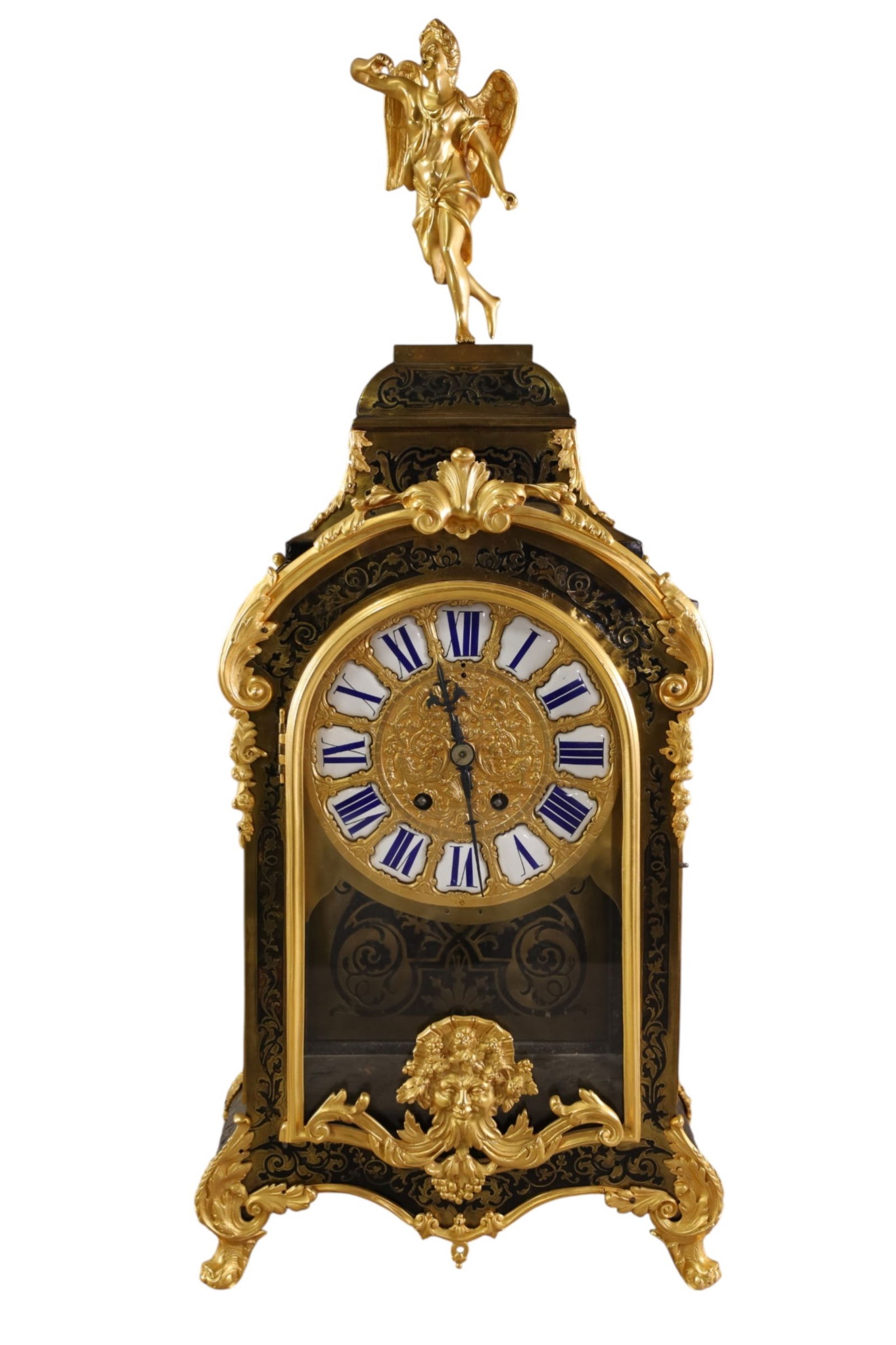 ANTIQUE BOULLE MANTLE CLOCK - 2