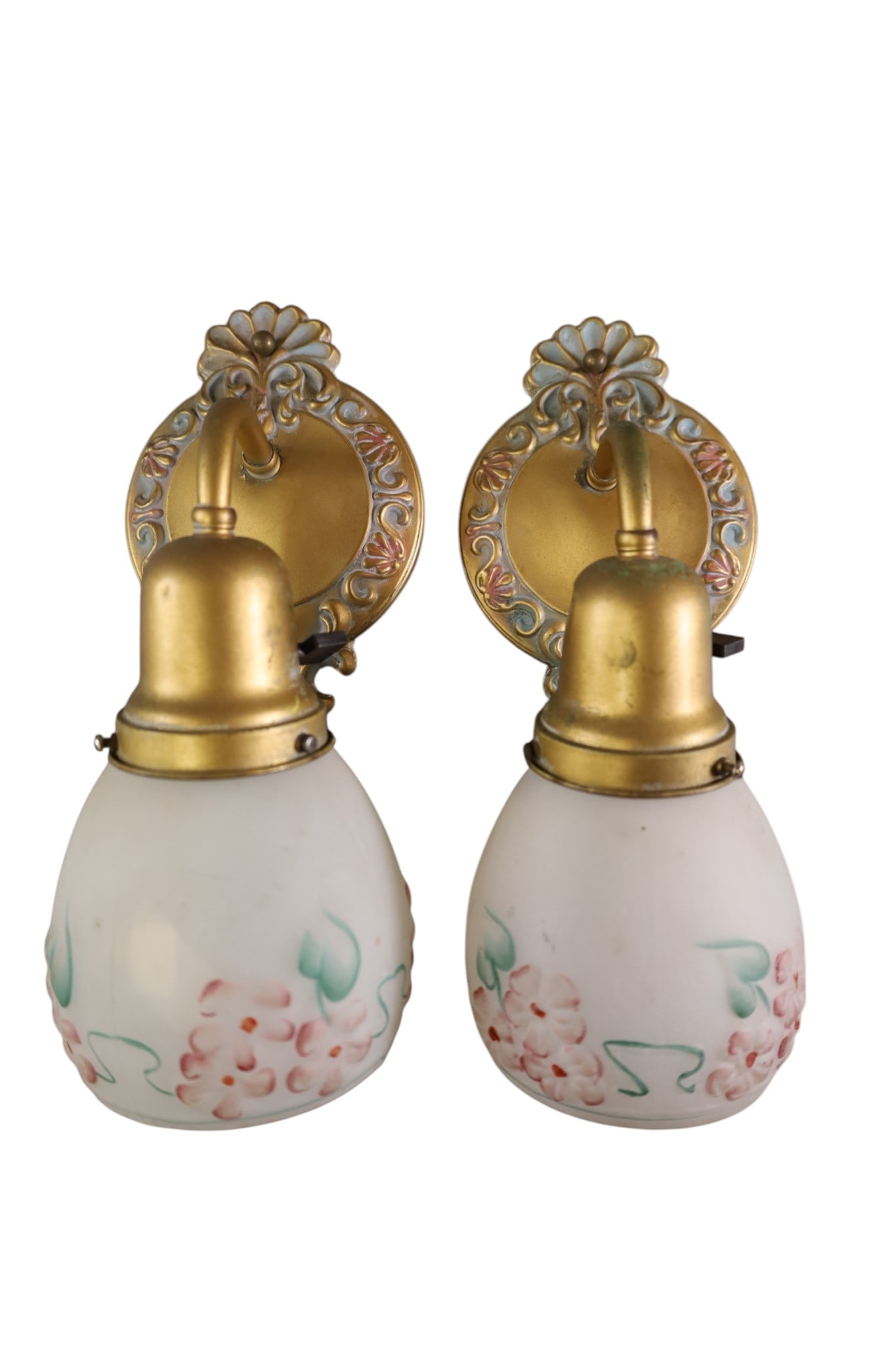 2 PAIR OF WALL SCONCES - 2