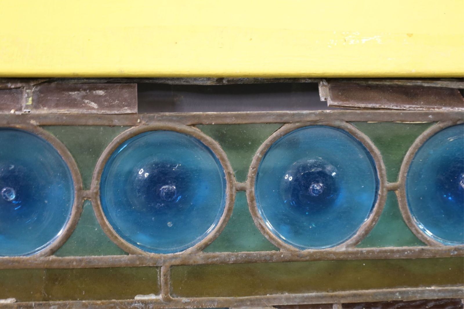 ANTIQUE STAINED GLASS WINDOW - 2