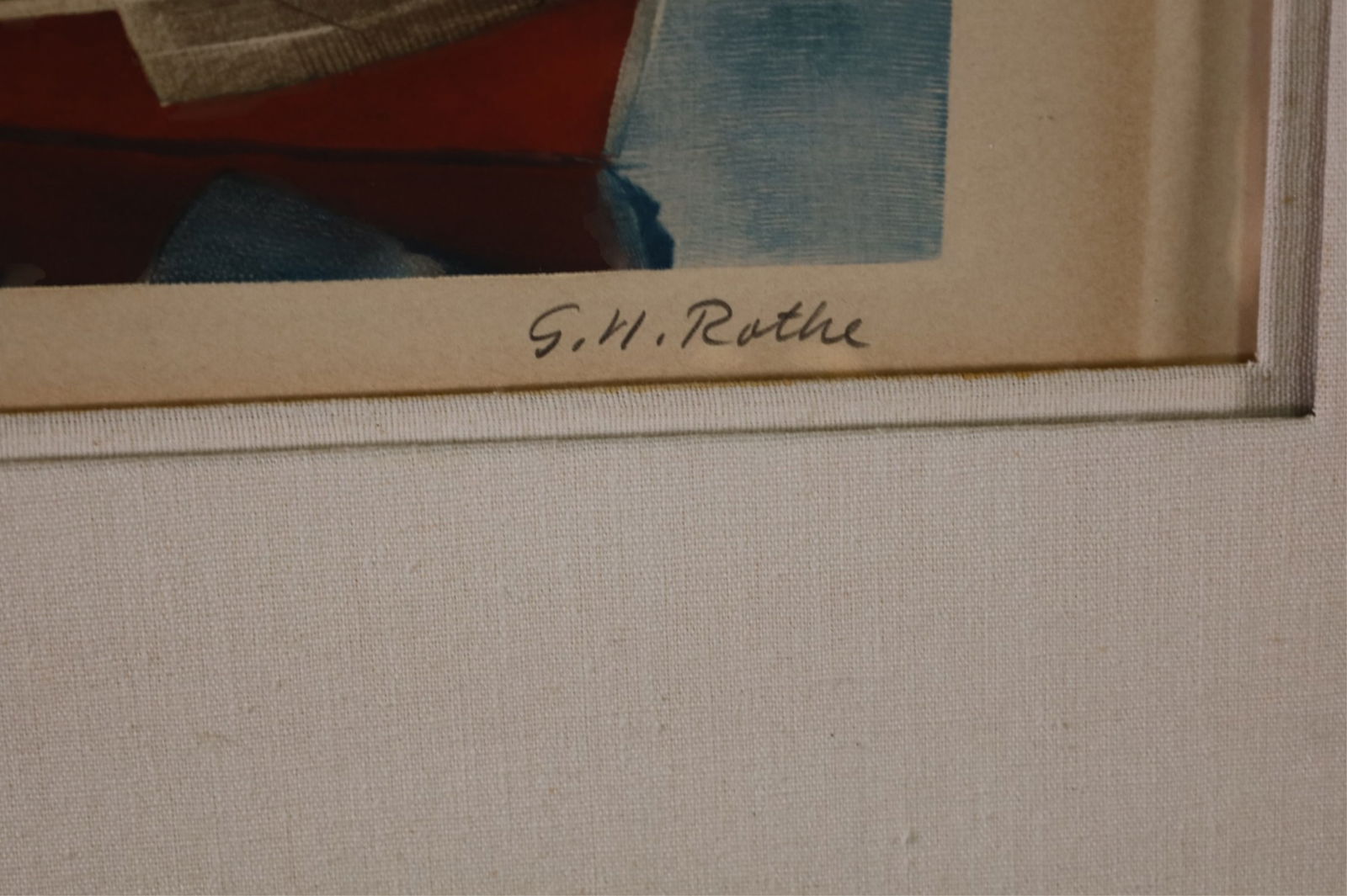 GATJA HELGART ROTHE ETCHING - 2