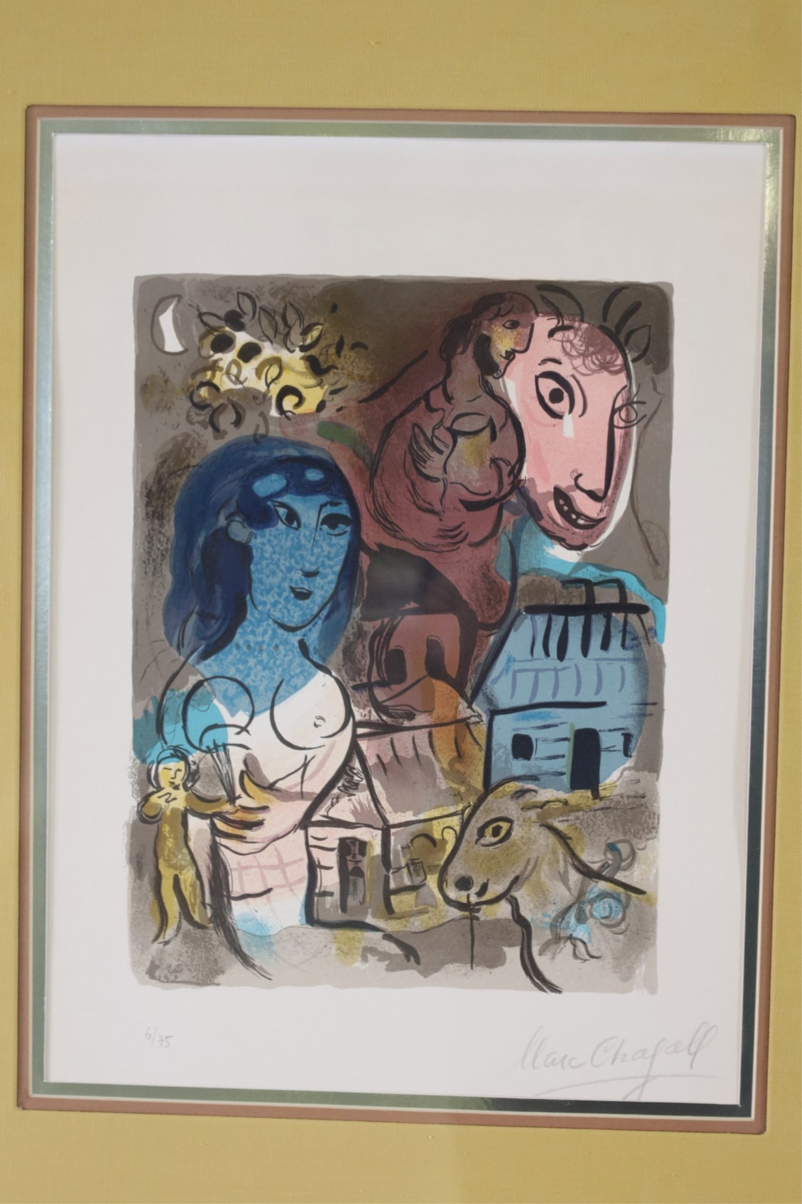 MARC CHAGALL LITHOGRAPH (1 of 3)