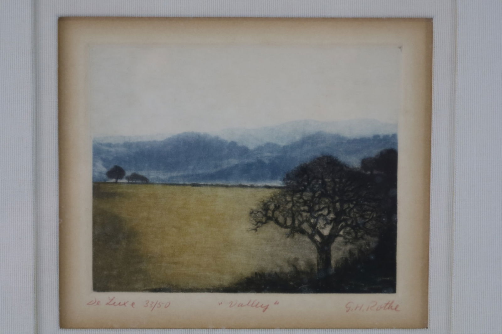 GATJA HELGART ROTHE ETCHING - 2