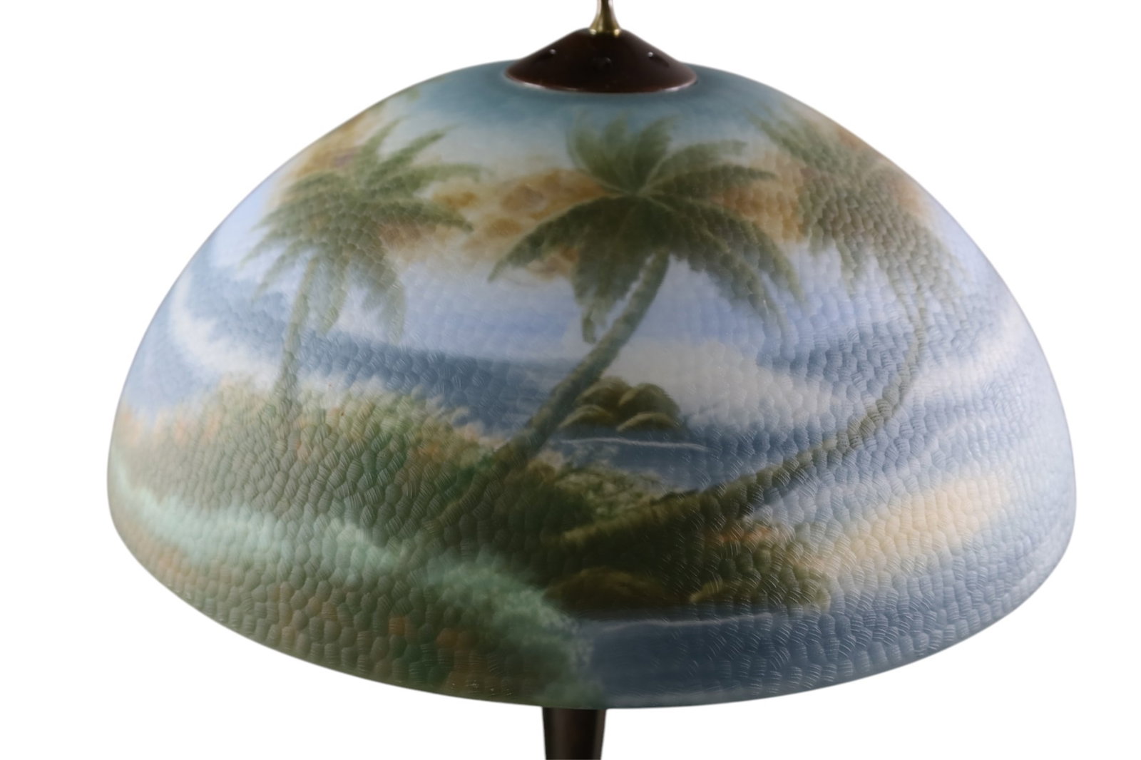 REVERSE PAINTED TABLE LAMP - 2