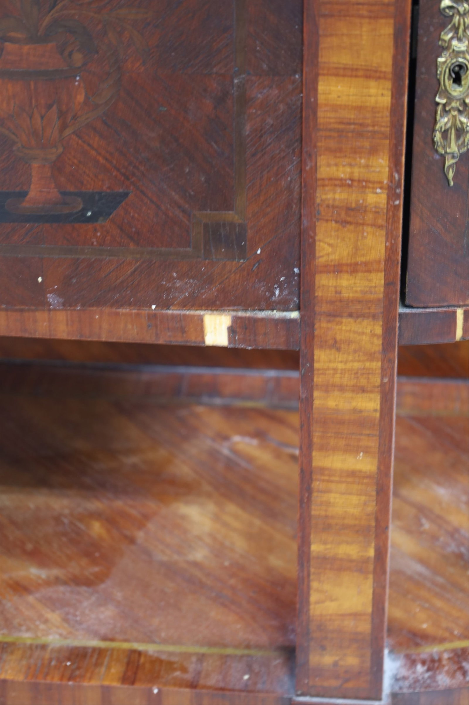 FRENCH MARBLE TOP BUFFET - 4