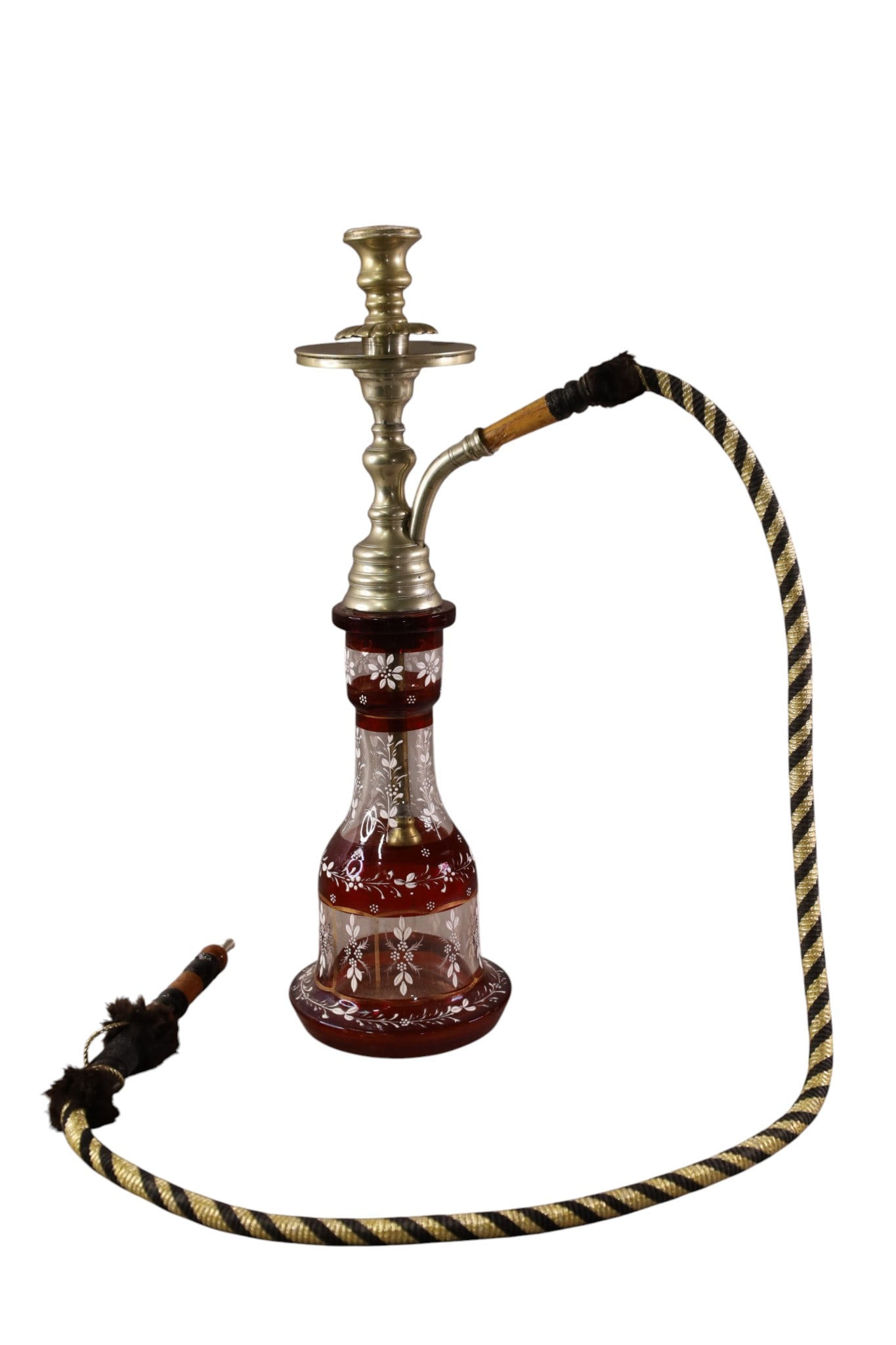 RUBY FLASH & ENAMEL HOOKAH (1 of 3)
